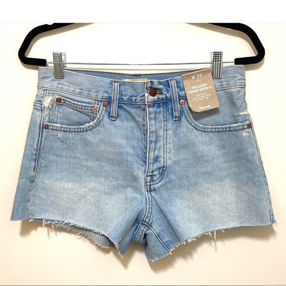 Madewell Pants - NWT MADEWELL RELAXED DENIM SHORTS